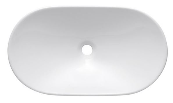 Aufsatzwaschtisch OVALE 61,5x36 cm 